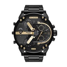 Herren Mr. Daddy Chronograph, 57 mm Gehäusegröße, Edelstahluhr