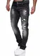 MERISH Jeans Herren Slim Fit Jeanshose Stretch Denim Designer Hose 1507 (32-32, 1506-4 Anthrazit)