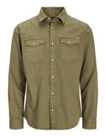 JACK & JONES Hemd 'Sheridan' oliv