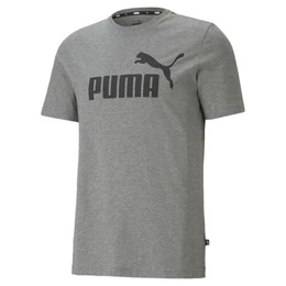 Herren Ess Logo Tee T shirt, Medium Gray Heather, L EU