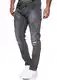 MERISH Jeans Herren Slim Fit Jeanshose Stretch Denim Designer Hose 1507(30W / 32L, 1506-3 Grau)