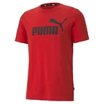 PUMA Herren Ess Logo T-Shirt rot