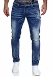 MERISH Jeans Herren Slim Fit Hose 1507 Denim (1507-4)