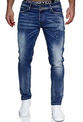 MERISH Jeans Herren Slim Fit Hose 1507 Denim (1507-4)
