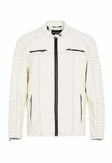 Redbridge Herren Jacke Biker Übergangsjacke M6013 AIR Weiß