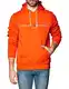 Tommy Hilfiger Herren Logo Hoody Kapuzenpullover, Daring Orange, M