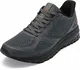 WHITIN Laufschuhe Herren Damen Hallenschuhe Turnschuhe Traillauf Sneakers Männer Sportschuhe Straßenlaufschuhe Schnüren Joggingschuhe Fitness Schuhe Grau Größe 43