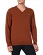 GANT Herren Cotton Wool V-Neck Pullover, Chocolate Brown, M