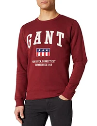 Herren D2 Tag C-Neck Sweat Sweatshirt, Cabernet RED, M