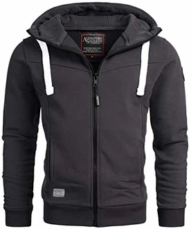 A. Salvarini Herren Pullover Langarm Sweatshirt Kapuzen Hoodie Biker AS123 (AS-123) Anthrazit (AS-123) A. Salvarini Herren Pullover Langarm Sweatshirt Kapuzen Hoodie Biker AS123 (AS-123) Anthrazit (AS-123)