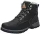Mishansha Winterschuhe Herren Damen Winterstiefel Warm Gefüttert Winterboots Wasserdicht Leichte Winter Boots rutschfest Outdoor Kurz Stiefel für Frauen Männer, Anthrazitschwarz, 36 EU