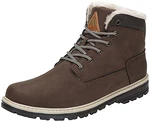 Mishansha Herren Wasserdicht Winterschuhe Winterstiefel Warm Gefüttert Stiefel Kurzschaft Winter Boots Schneestiefel Outdoor Rutschfest Leicht Wanderschuhe (028) Braun (024)