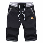 ZOXOZ Kurze Hosen Herren Shorts Chino Stretch Schwarz