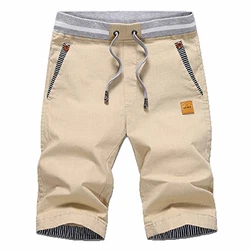 ZOXOZ Kurze Hosen Herren Shorts Chino Stretch Khaki