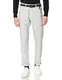 TOM TAILOR Denim Herren Straight Chino Hose mit Gürtel 1020451, 27898 - Silver Grey Check, 32W / 32L