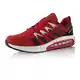 Fusskleidung® Damen Herren Sportschuhe Dämpfung Sneaker leichte Laufschuhe Schwarz Rot EU 41