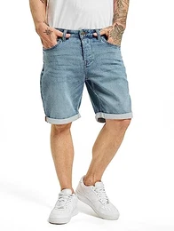 ONLY&SONS Herren ONSPLY Life Jog PK 8584 NOOS Jeans-Shorts, Blue Denim, L