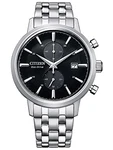 CITIZEN Herren Analog Quarz Uhr mit Edelstahl Armband (CA7060-88) Schwarz (CA7060-88E)