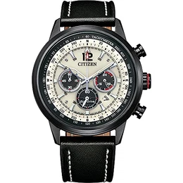 Herren Analog Quarz Uhr mit Leder Armband CA4476-19X