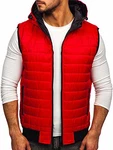 BOLF Herren Weste mit Kapuze Style J.Style MY88 [4D4] Rot (4D4)