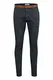 Blend Brano Herren Chino Hose Stoffhose mit Gürtel und Stretchanteil Slim Fit, Größe:W32/32, Farbe:Black (194007)