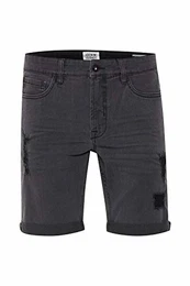 !SOLID SDNoyton Herren Jeans Shorts Kurze Denim Hose mit Stretch Regular Fit, Größe:M, Farbe:Grey Denim (700033)