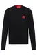 HUGO Herren San Cassius-L Pullover, Black1, M