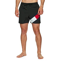 Tommy Hilfiger Badeshorts SF Medium Drawstring Schwarz