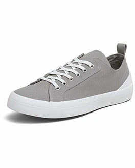 VULCAZ® Classic Low Nachhaltige Sneaker Herren aus Bio-Baumwolle Vegane & besonders Atmungsaktive Herren-Schuhe mit Innensohle aus Kork-Latex Grau VULCAZ® Classic Low Nachhaltige Sneaker Herren aus Bio-Baumwolle Vegane & besonders Atmungsaktive Herren-Schuhe mit Innensohle aus Kork-Latex Grau