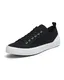 VULCAZ Classic Low Nachhaltige Sneaker Herren aus Bio-Baumwolle   Vegane & besonders Atmungsaktive Herren-Schuhe mit Innensohle aus Kork-Latex   Black   Größe 41