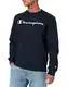 Champion Herren Legacy Classic Logo Crewneck Pullover, Marineblau, XS
