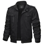 KEFITEVD Herren Jacke Militärische Taktische Jacke Schwarz