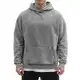 Sixlab Vintage Oversize Hoodie Herren Sweater Kapuzen Pullover 500 GSM Baumwolle - French Terry (Vintage Grey Hoodie, XXL)