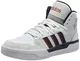 adidas Herren ENTRAP MID Basketballschuhe, FTWBLA/Maruni/ROJINT, 43 1/3 EU