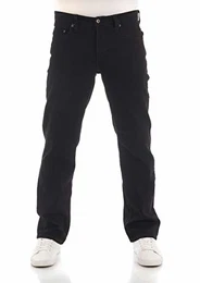 Herren Jeans Big Sur Regular Fit Jeanshose Hose Denim Stretch Baumwolle Schwarz Blau Denim Black Denim Blue w30-w40 (32W / 32L, Denim Black (4000-940))