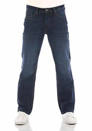 Herren Jeans Big Sur Regular Fit Jeanshose Hose Denim Stretch Baumwolle Schwarz Blau Denim Black Denim Blue w30-w40 (32W / 32L, Denim Blue (5000-982))