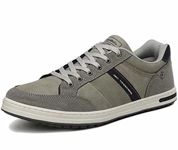 AX BOXING Freizeitschuhe Herren Sneaker Walkingschuhe Berufsschuhe Sneakers Wanderschuhe Trainers Größe 41-46 (GRAU, Numeric_43)