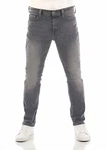 MUSTANG Herren Jeans Vegas Slim Fit Jeanshose Denim Grau (4500-313)