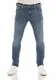 MUSTANG Herren Jeans Vegas Slim Fit Jeanshose Hose Denim Stretch Baumwolle Schwarz Grau Blau w30 - w40, Größe:32W / 32L, Farbvariante:Denim Blue (5000-583)