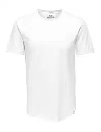 Men's ONSBENNE Life LONGY SS Tee NF 7822 NOOS T-Shirt, Bright White, M