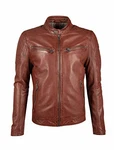 Gipsy by Mauritius Jacke Derry Dunkles Cognac