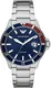 Emporio Armani Herrenuhr , DreizeigerDatumswerk, 42mm Silbernes Edelstahlgehäuse mit Edelstahlarmband, AR11339