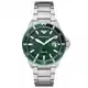 Emporio Armani Uhr für Herren , DreizeigerDatumswerk, 42mm Silbernes Edelstahlgehäuse mit Edelstahlarmband, AR11338
