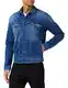 Tommy Jeans Herren Jeansjacke Trucker Jacket Stretch, Blau (Wilson Mid Blue Stretch), M