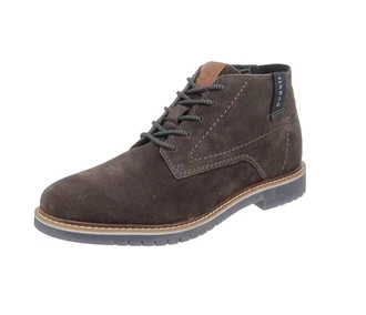 bugatti Schnürboots Caj Stiefel dunkelbraun/dunkelgrau bugatti Schnürboots Caj Stiefel dunkelbraun/dunkelgrau