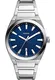 FOSSIL Herrenuhr Everett 3 hand, 42mm Gehäusegröße, Quarzwerk, Edelstahlarmband