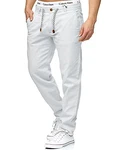 Indicode Veneto Herren Stoffhose Offwhite