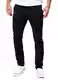 MERISH Chino Hosen Herrn Slim Fit Jogger Hose Stretch Neu 401 (32-32, 401 Schwarz)