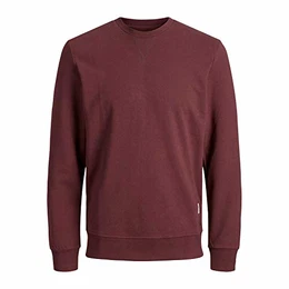 Herren JJEBASIC Sweat Crew Neck, Sweatshirt, Langarm, Port Royale/REG, XS