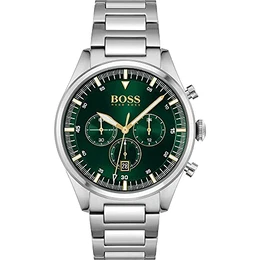 Herren Chronograph Quartz Uhr mit Edelstahl Armband 1513868